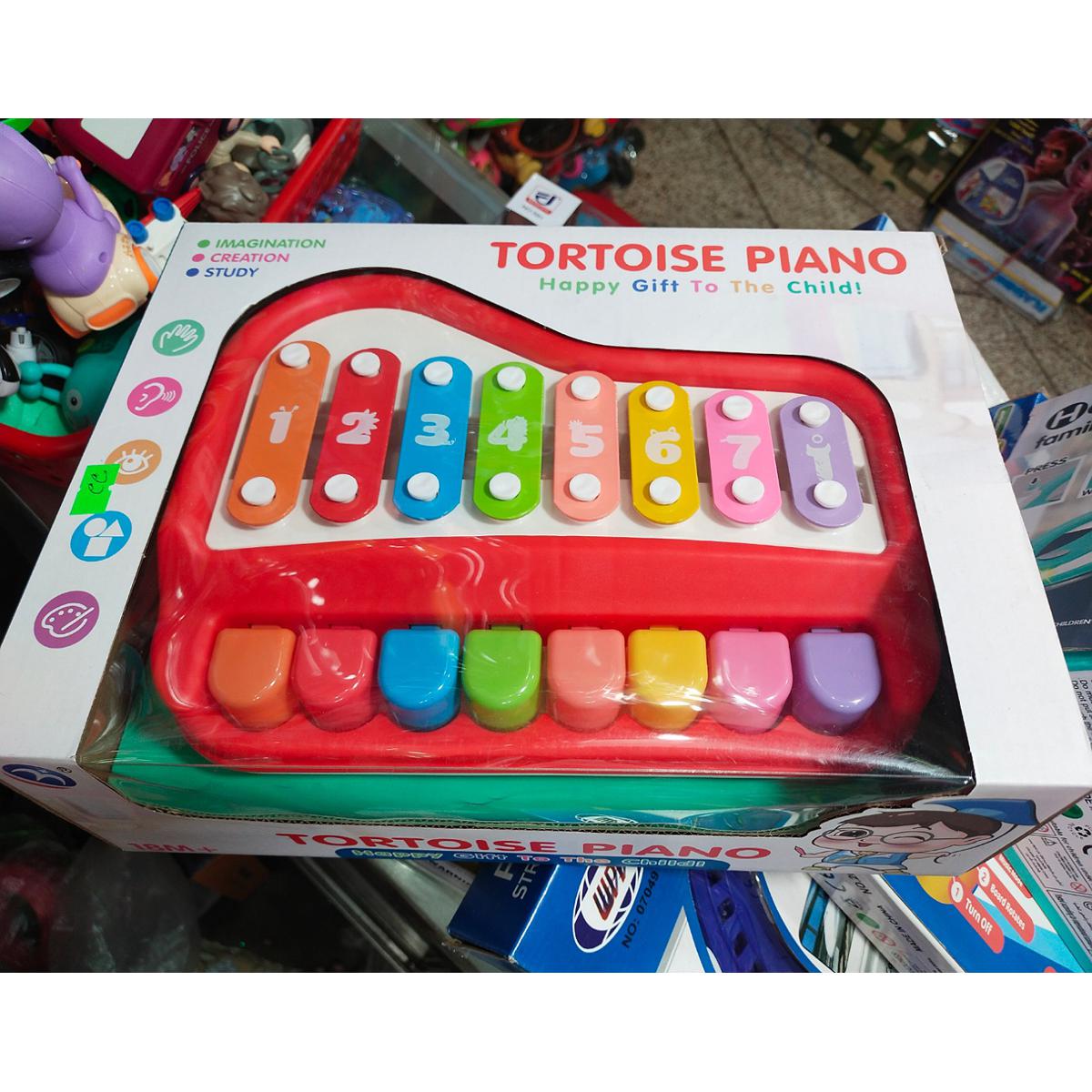 Kids Xylophone 2 in 1 Piano with 8 Keys, Colorful Musical toy for baby.