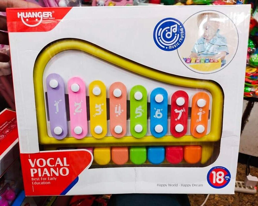 Kids Xylophone 2 in 1 Piano with 8 Keys, Colorful Musical toy for baby. - Image 2