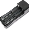 1pcs 2-Slots Universal Rechargeable Battery Charger 18650 16340 14500 10440 3.7V Li-Ion Batteries.