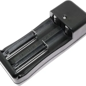 1pcs 2-Slots Universal Rechargeable Battery Charger 18650 16340 14500 10440 3.7V Li-Ion Batteries.