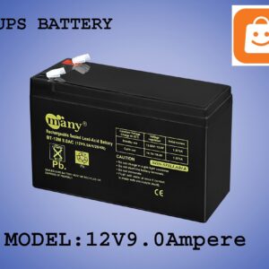 UPS Heavy Duty Battery Rechargeable - 12v9.0 Ampere (Maintenance Free)