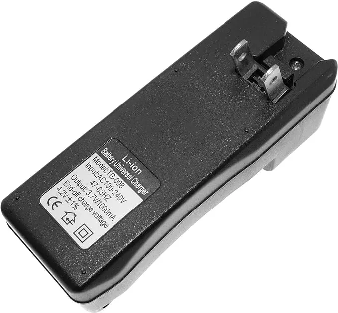 1pcs 2-Slots Universal Rechargeable Battery Charger 18650 16340 14500 10440 3.7V Li-Ion Batteries. (Copy) - Image 2