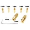 (3.17mm) Micro Twist Drill Chuck mini Drill Bit Copper Collet Set.