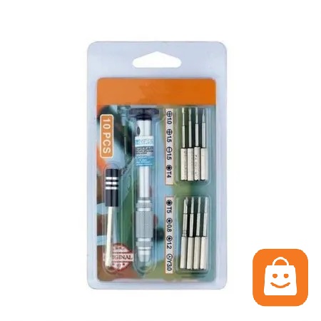 10 Pcs Small Multipurpose Screwdriver Set, Interchangeable (SW-8143) for Mobile Repairing, Home Appliance, Laptop, Computer Repairing Tablets Mini Tool Kit. - Image 2